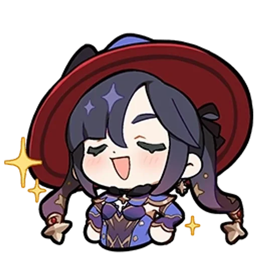 🌟 Стикер «Genshin Impact Chibi» для Telegram
