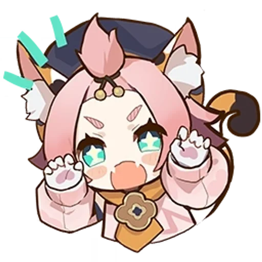 🌟 Стикер «Genshin Impact Chibi» для Telegram