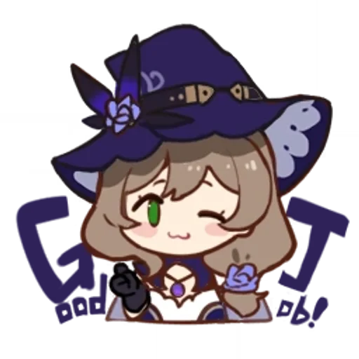 🌟 Стикер «Genshin Impact Chibi» для Telegram