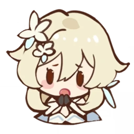 🌟 Стикер «Genshin Impact Chibi» для Telegram