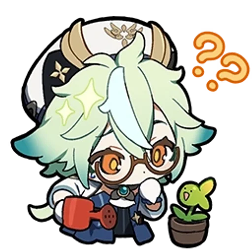 🌟 Стикер «Genshin Impact Chibi» для Telegram
