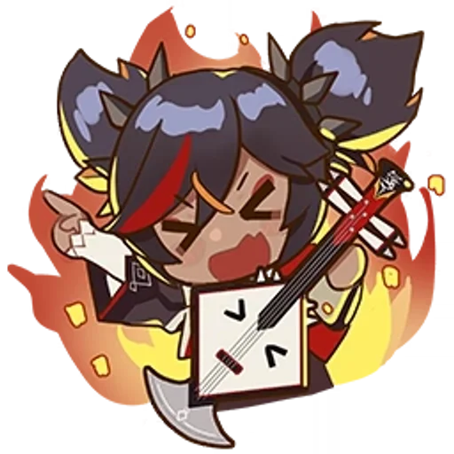 🌟 Стикер «Genshin Impact Chibi» для Telegram