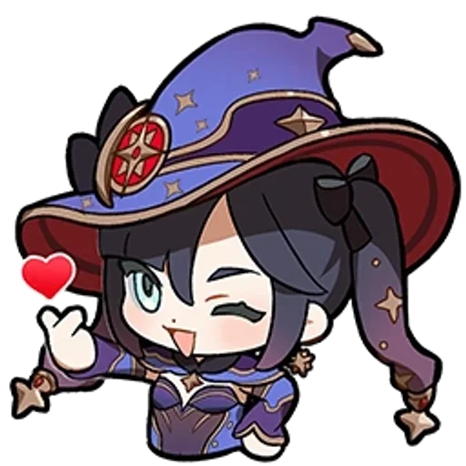 🌟 Стикер «Genshin Impact Chibi» для Telegram