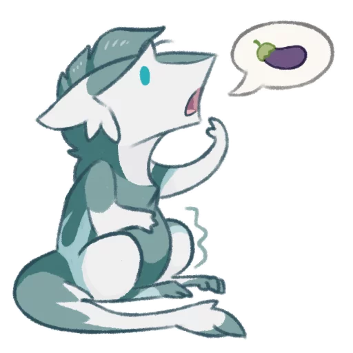 🍆 Стикер «Chibi Izaiah» для Telegram