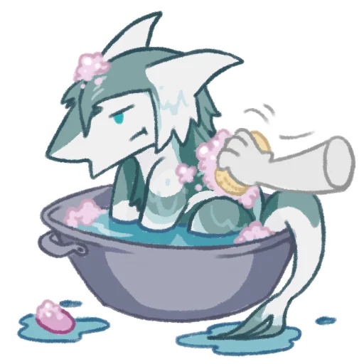 🛁 Стикер «Chibi Izaiah» для Telegram