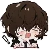 Стикер 26 😎 BSD чибики - ещё один чиби-пак по Бродячим псам