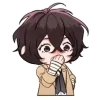 Стикер 13 😎 BSD чибики - ещё один чиби-пак по Бродячим псам