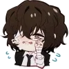 Стикер 28 😎 BSD чибики - ещё один чиби-пак по Бродячим псам