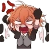Стикер 5 😎 BSD чибики - ещё один чиби-пак по Бродячим псам