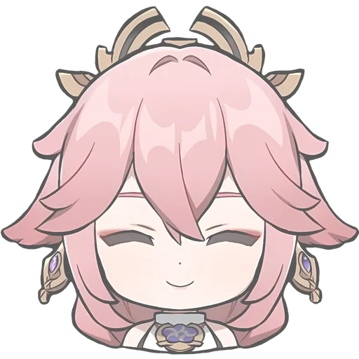 🌟 Стикер «chibi miko» для Telegram
