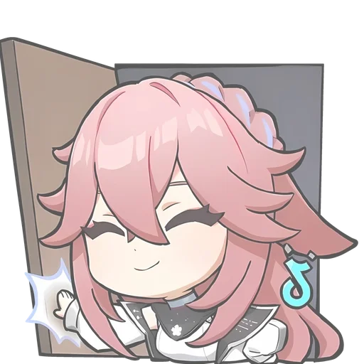 🌟 Стикер «chibi miko» для Telegram