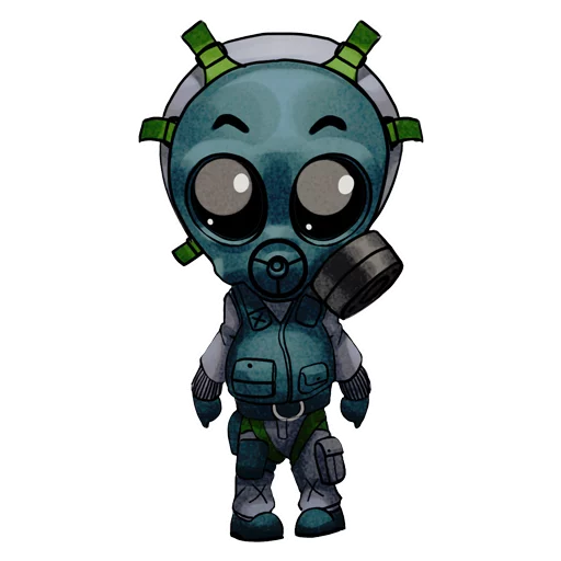 🇬🇧 Стикер «Chibi Rainbow6Siege» для Telegram
