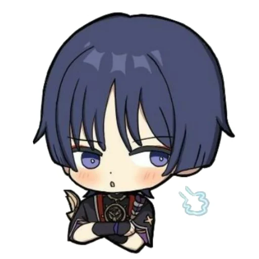 😗 Стикер «Chibi Scaramouche» для Telegram