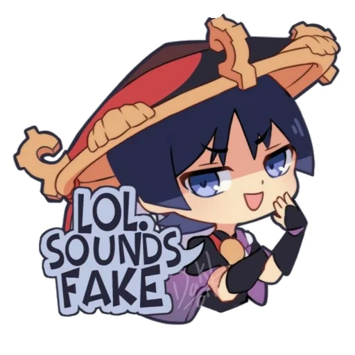 😆 Стикер «Chibi Scaramouche» для Telegram