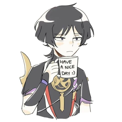 😐 Стикер «Chibi Scaramouche» для Telegram