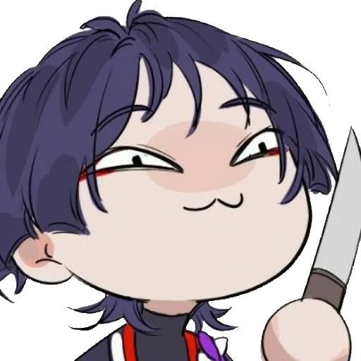 Стикерпак Chibi Scaramouche для Telegram