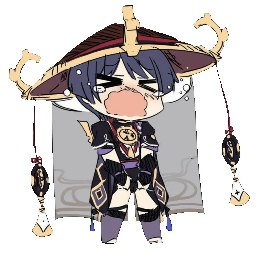😭 Стикер «Chibi Scaramouche» для Telegram