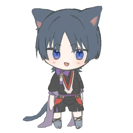 😼 Стикер «Chibi Scaramouche» для Telegram