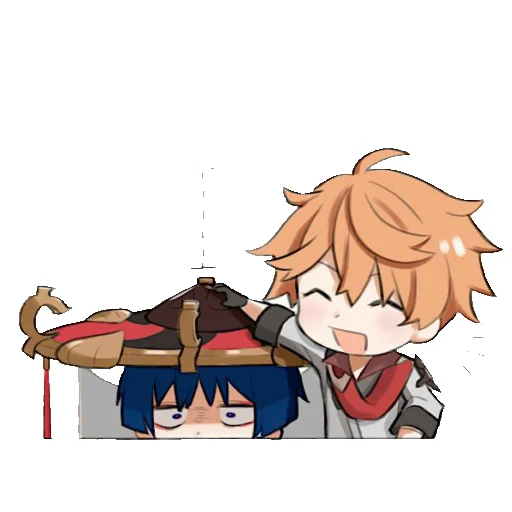 😀 Стикер «Chibi Scaramouche» для Telegram