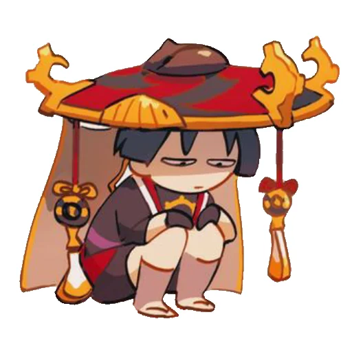 🥲 Стикер «Chibi Scaramouche» для Telegram