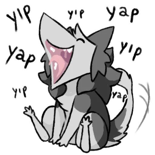 🗣 Стикер «Chibi Sergal» для Telegram