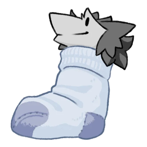 🧦 Стикер «Chibi Sergal» для Telegram