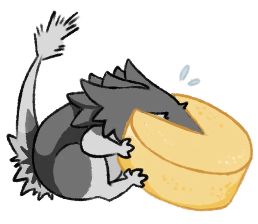 🧀 Стикер «Chibi Sergal» для Telegram