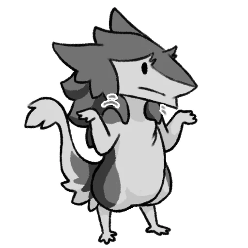 🤷‍♂️ Стикер «Chibi Sergal» для Telegram