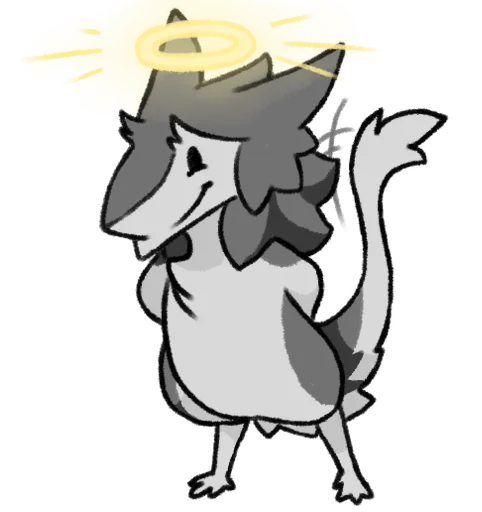 😇 Стикер «Chibi Sergal» для Telegram