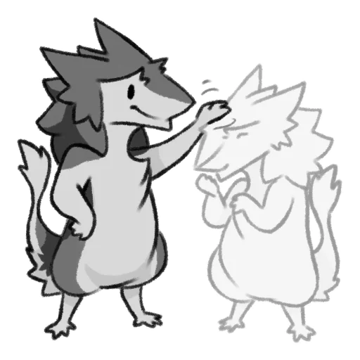 👏 Стикер «Chibi Sergal» для Telegram