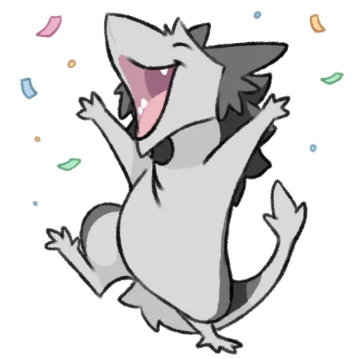 Стикерпак Chibi Sergal для Telegram