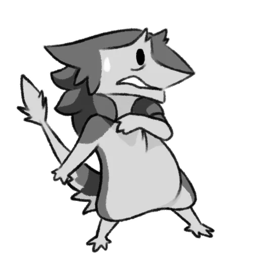 😨 Стикер «Chibi Sergal» для Telegram
