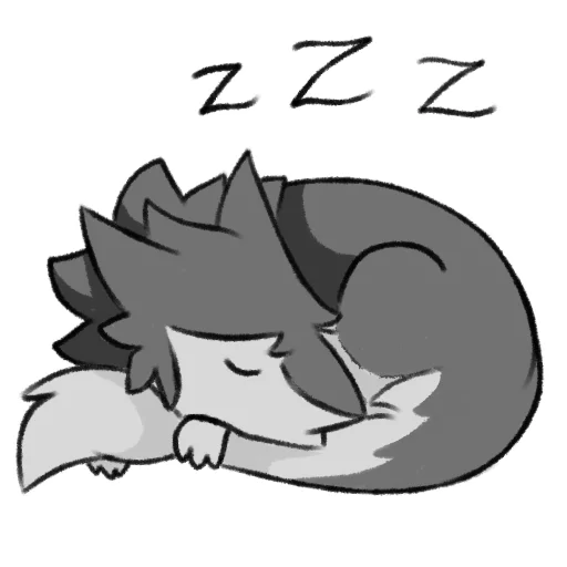 💤 Стикер «Chibi Sergal» для Telegram