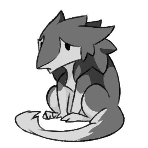 ☹ Стикер «Chibi Sergal» для Telegram