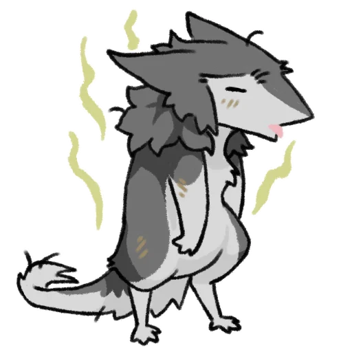 🐷 Стикер «Chibi Sergal» для Telegram