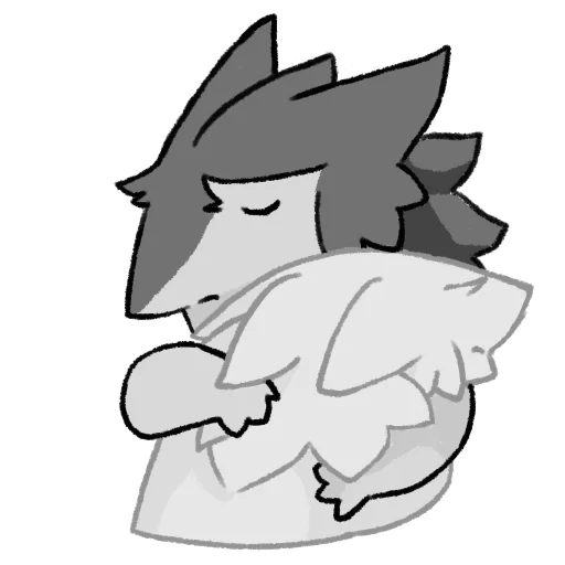 🫂 Стикер «Chibi Sergal» для Telegram