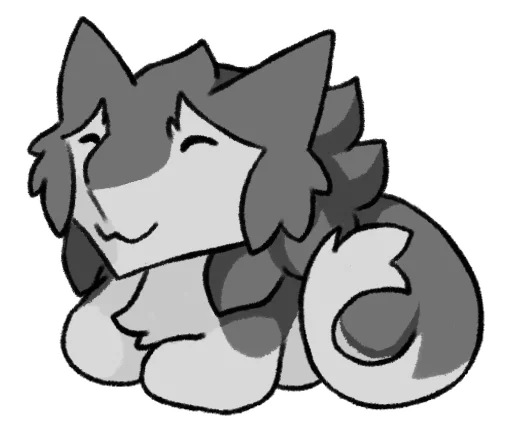 🐱 Стикер «Chibi Sergal» для Telegram