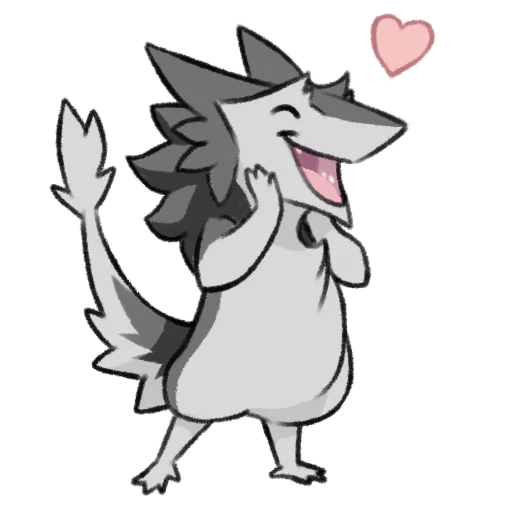 ❤ Стикер «Chibi Sergal» для Telegram