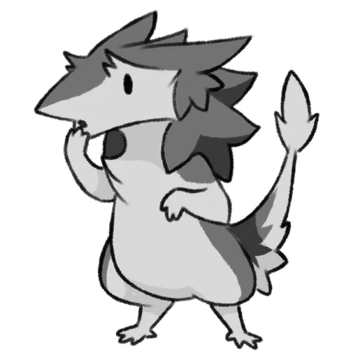 😮 Стикер «Chibi Sergal» для Telegram