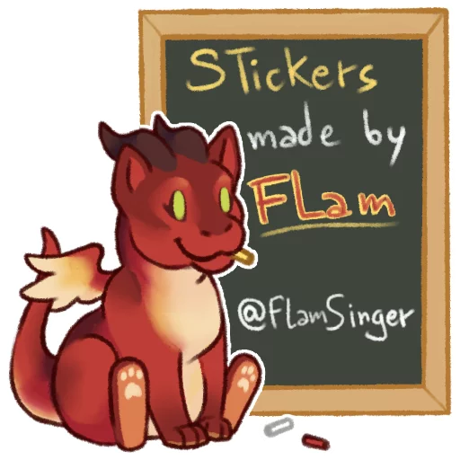 👤 Стикер «Chibi Sergal» для Telegram