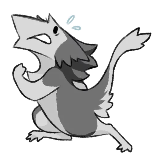 😨 Стикер «Chibi Sergal» для Telegram