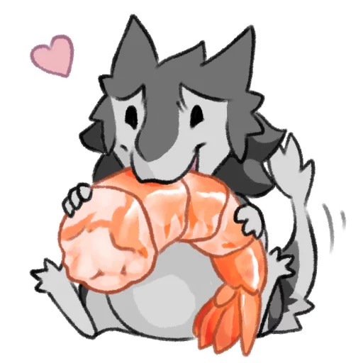 🍤 Стикер «Chibi Sergal» для Telegram