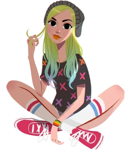 ✨ Стикер «chicas» для Telegram