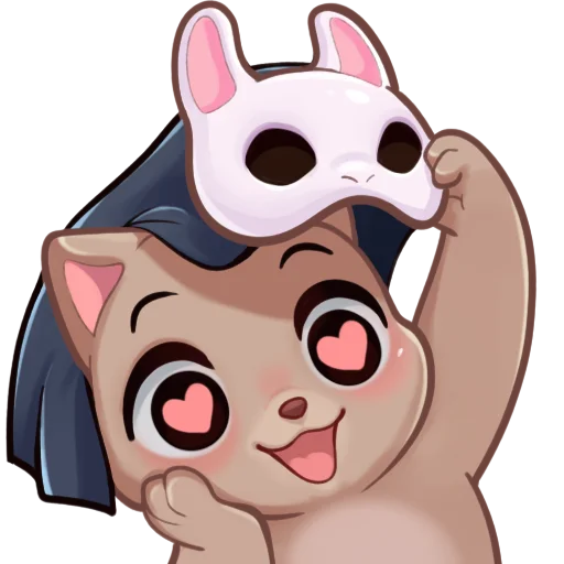 😍 Стикер «Chich Play Dead» для Telegram