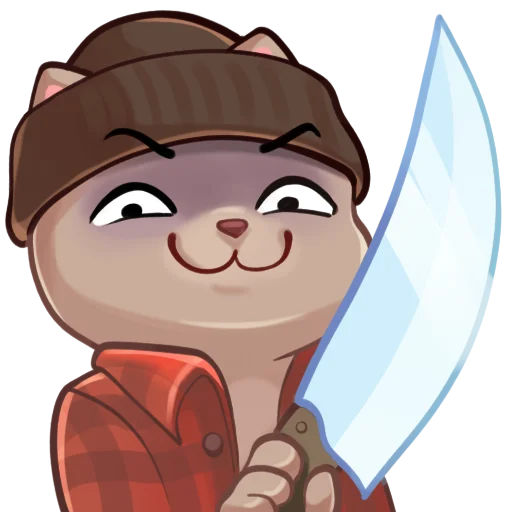 🔪 Стикер «Chich Play Dead» для Telegram