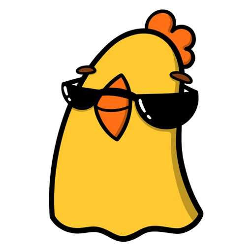 😎 Стикер «курочкаДора» для Telegram