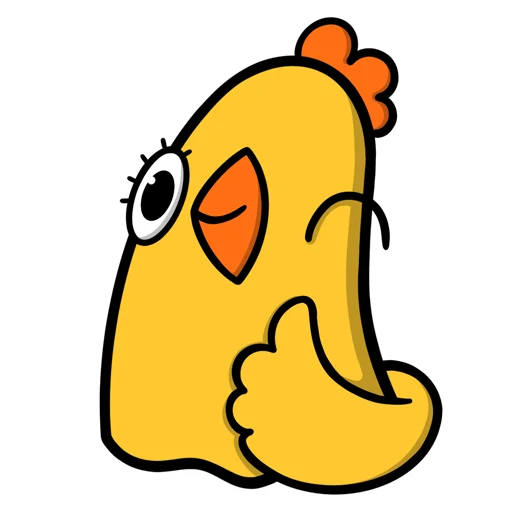 👍 Стикер «курочкаДора» для Telegram