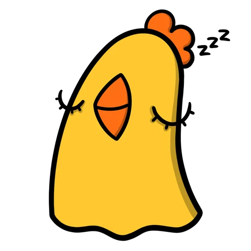 😴 Стикер «курочкаДора» для Telegram
