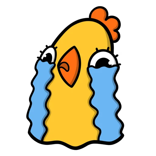 😭 Стикер «курочкаДора» для Telegram