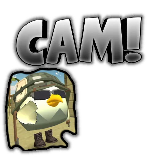 😠 Стикер «Чикен Стикеры» для Telegram